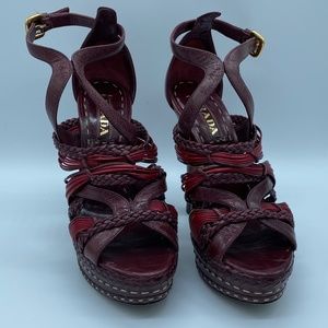 AUTHENTIC PRADA HEELED SANDAL